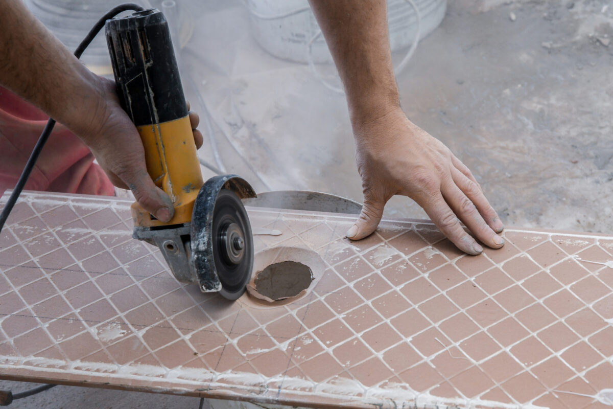 Tiling Around Shower Valve How to Measure and Cut Glamorous Place