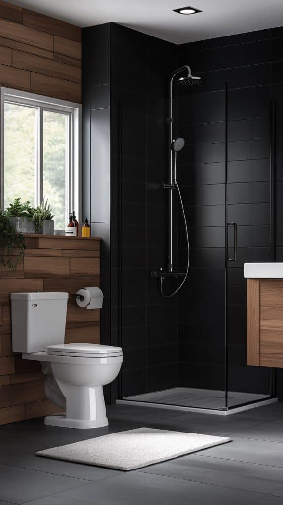 19 Modern Black Bathroom Aesthetics