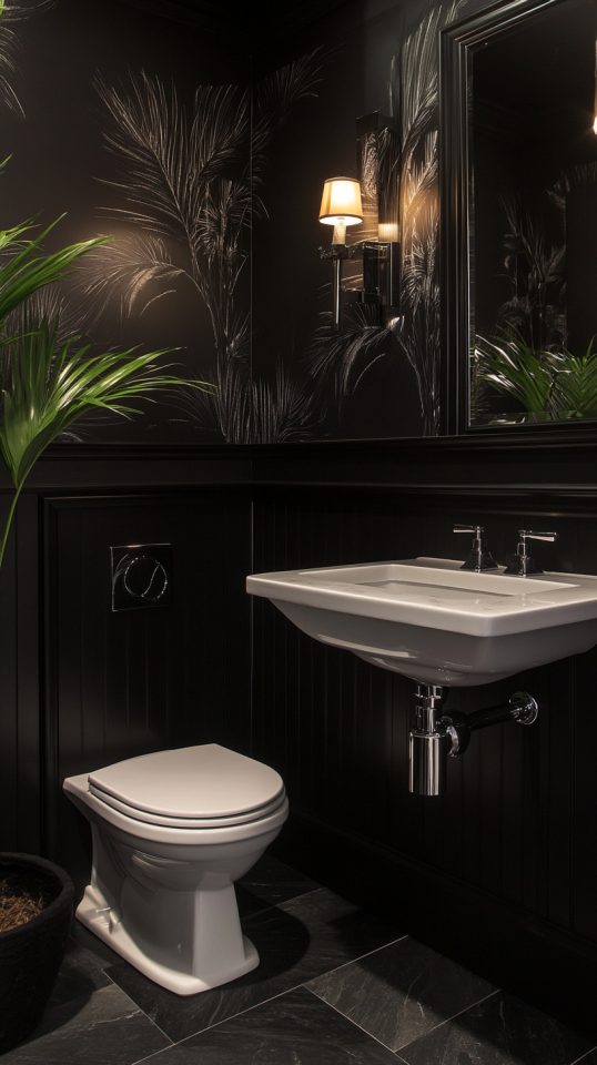 Timeless Elegance: 21 Stunning Black Bathroom Design Ideas - Glamorous ...