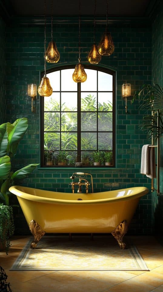 29 Green Bathroom Themes and Complementary Colors - Glamorous Place
