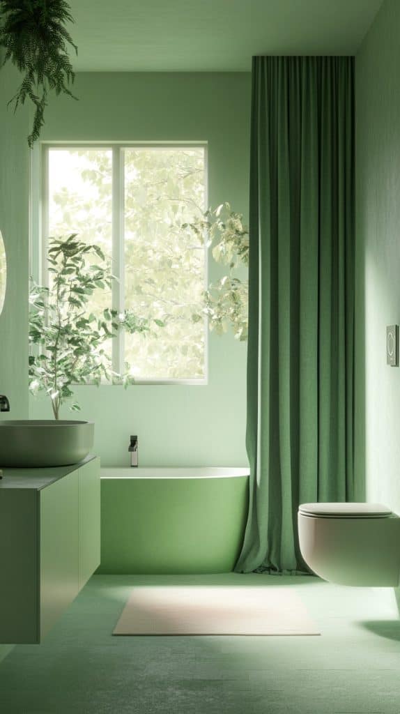 23 Green Bathroom Accents: Fixtures and Accessories
