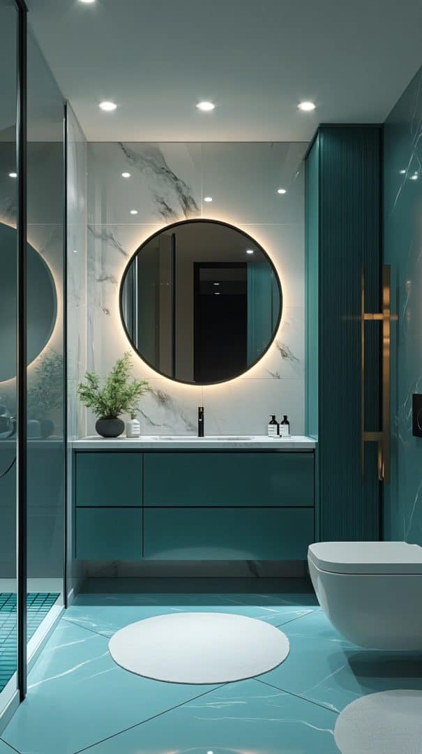 28 Green Bathroom Designs: Blending Modern and Vintage Styles ...