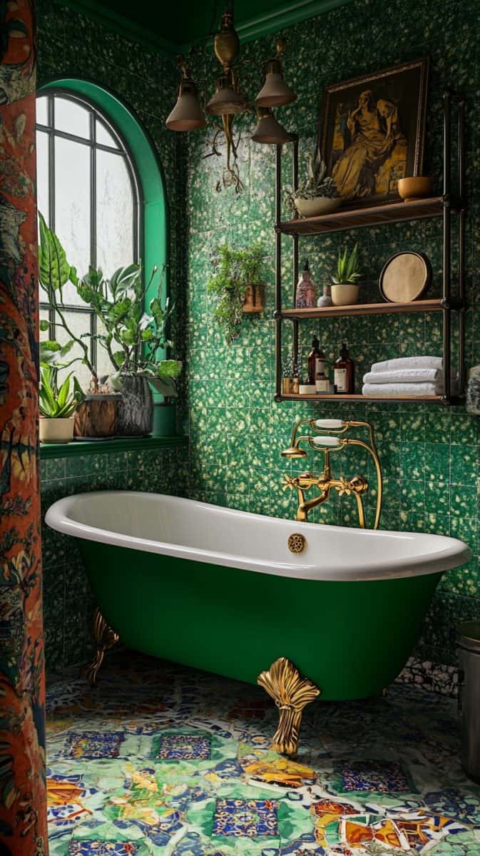 32 Green Bathroom Ideas: Showcasing Unique Styles - Glamorous Place
