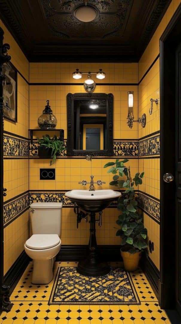 Timeless Elegance: 21 Stunning Black Bathroom Design Ideas - Glamorous ...