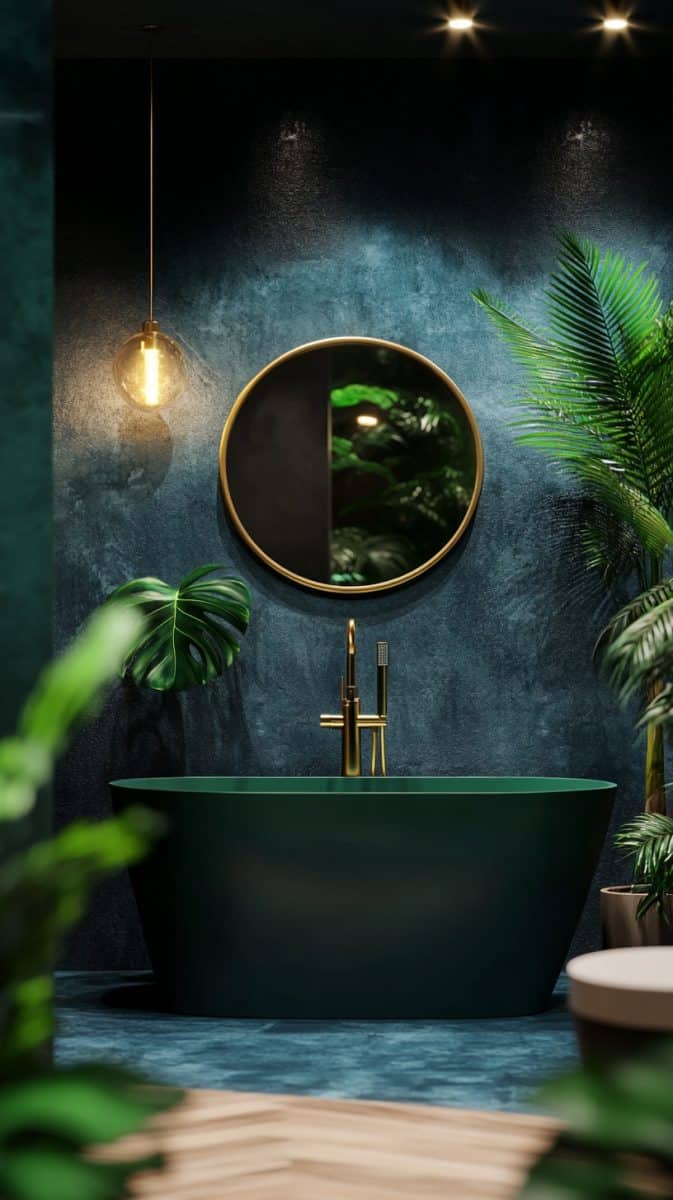 40 Navy Blue Bathroom Aesthetics and Accessories - Glamorous Place