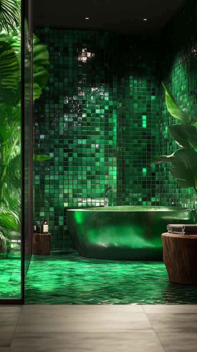 32 Green Bathroom Ideas: Showcasing Unique Styles - Glamorous Place