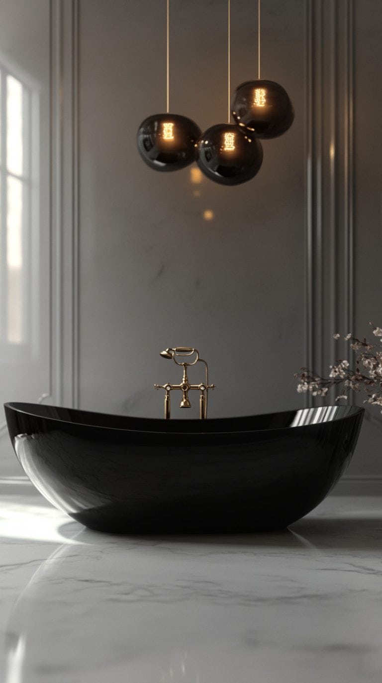 Timeless Elegance: 21 Stunning Black Bathroom Design Ideas - Glamorous ...