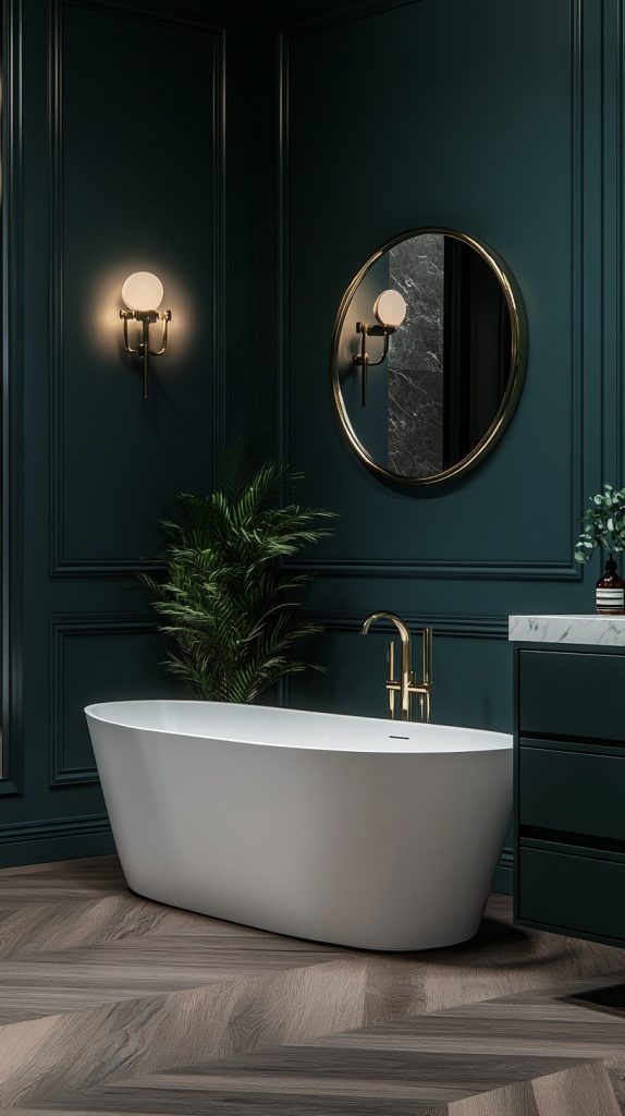 28 Green Bathroom Designs: Blending Modern and Vintage Styles ...