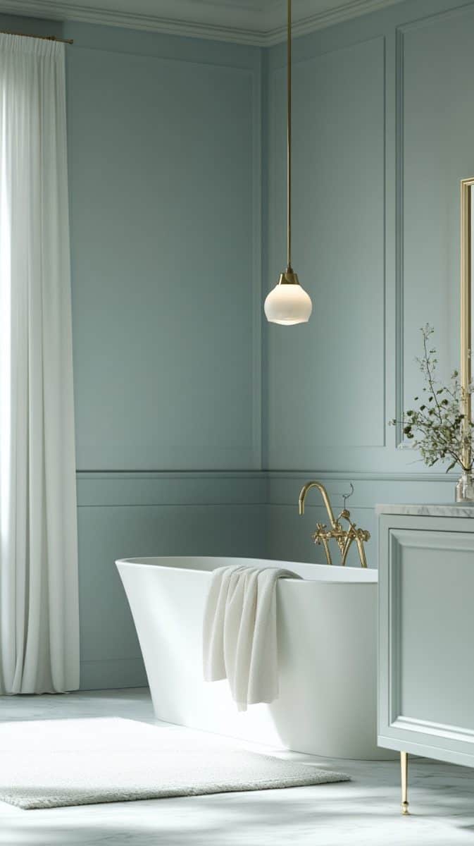 38 Light Blue Bathrooms - Glamorous Place