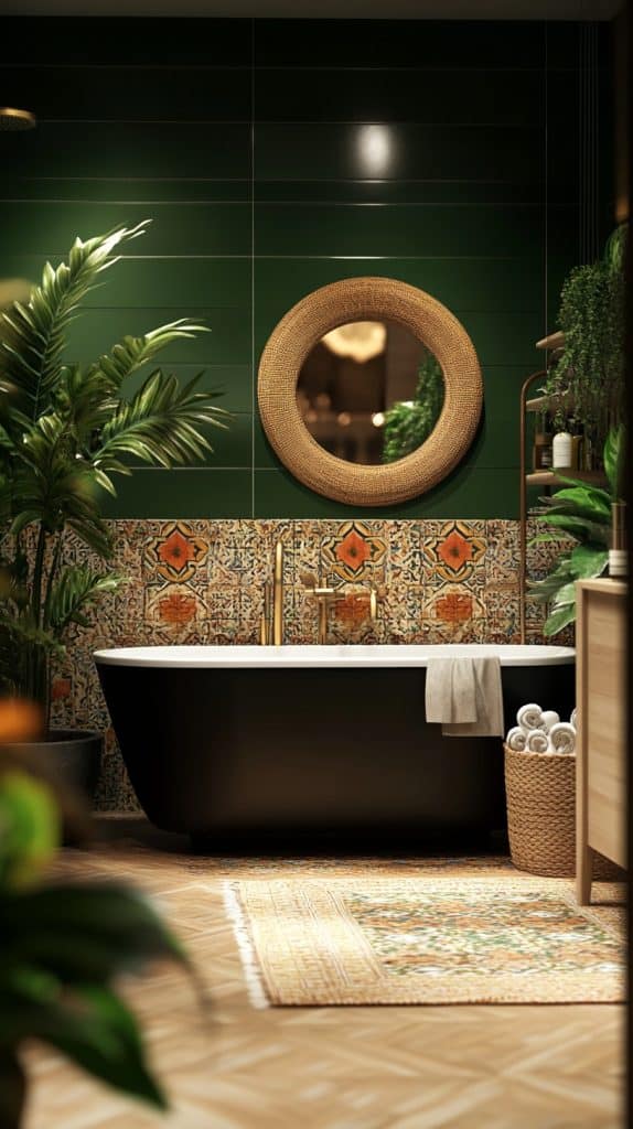 28 Green Bathroom Designs: Blending Modern and Vintage Styles