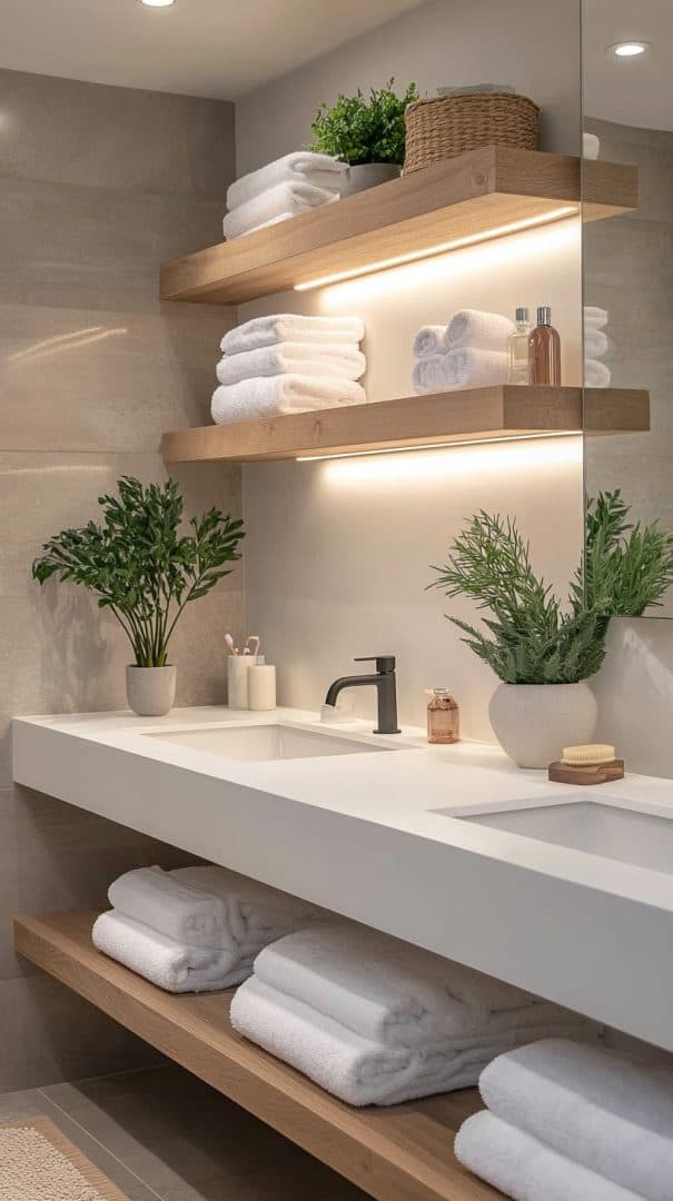 48 Unique Aesthetic Bathroom Inspirations - Glamorous Place