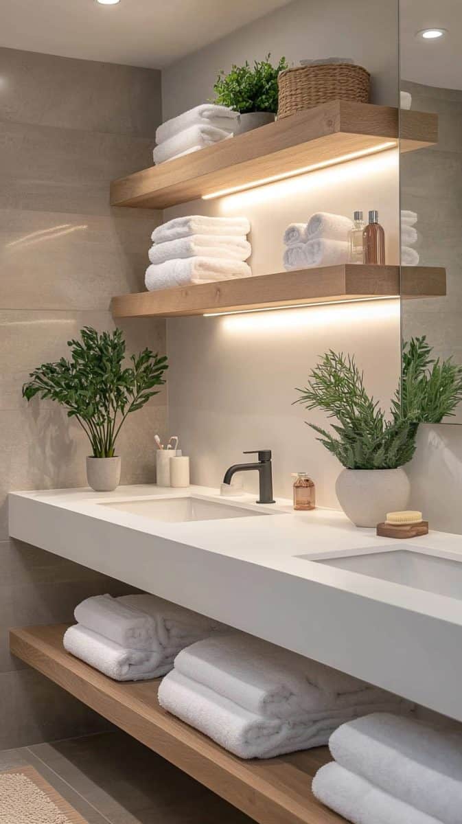 48 Unique Aesthetic Bathroom Inspirations - Glamorous Place