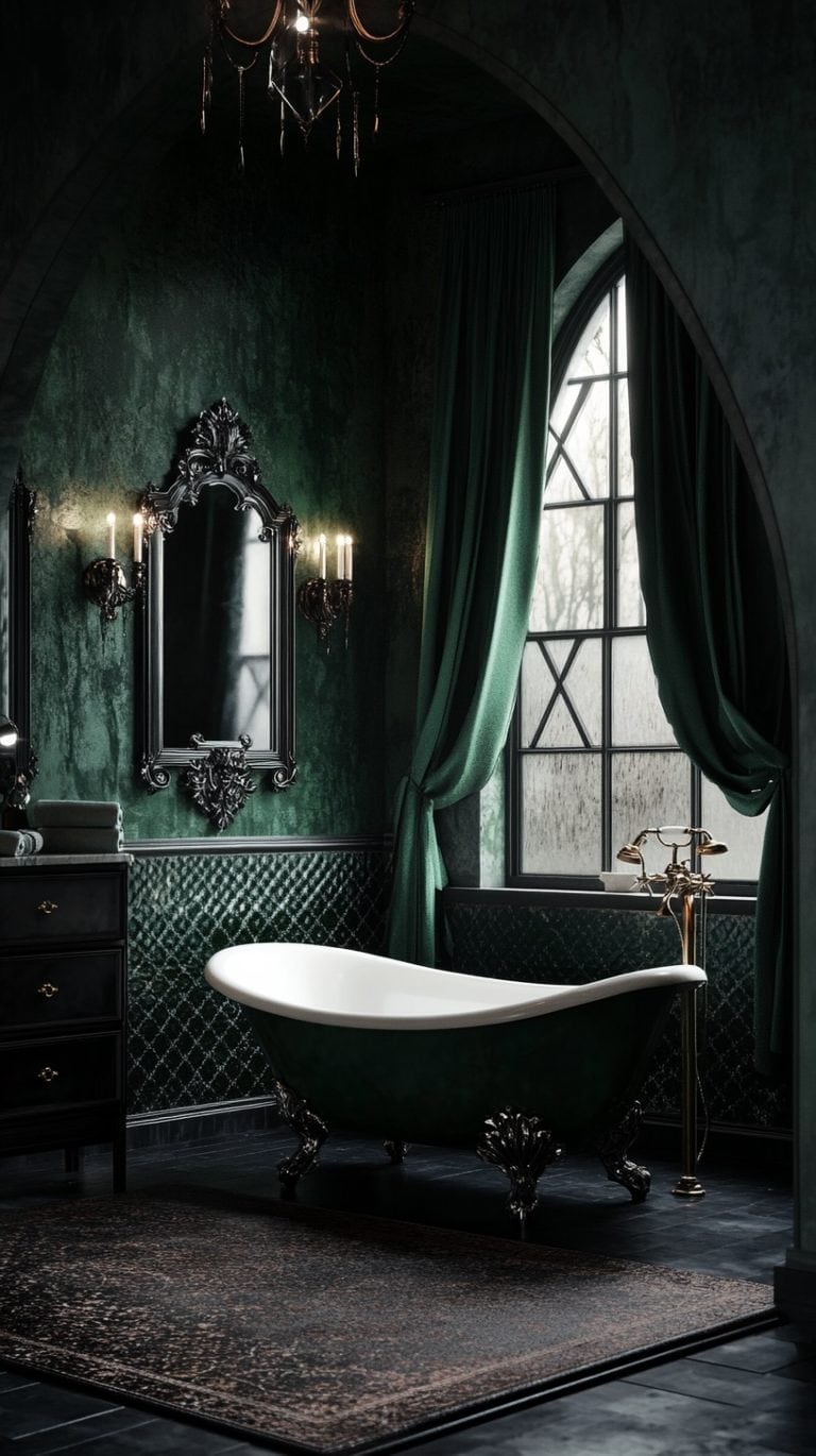 28 Green Bathroom Designs Blending Modern and Vintage Styles