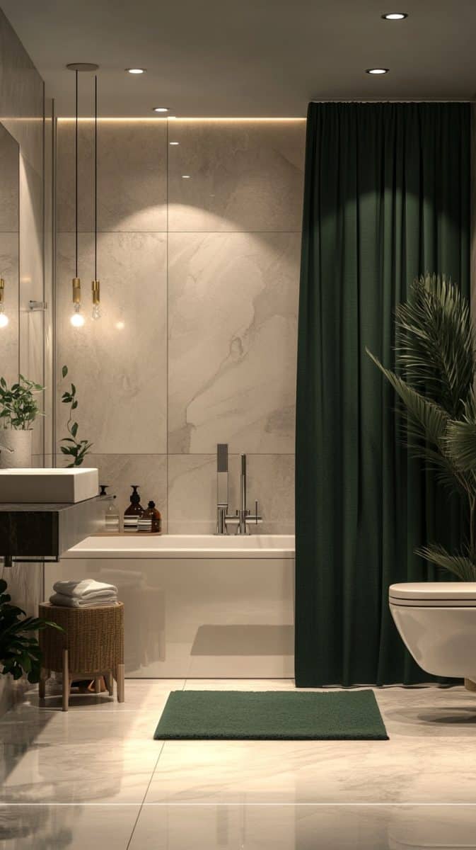28 Green Bathroom Designs Blending Modern and Vintage Styles