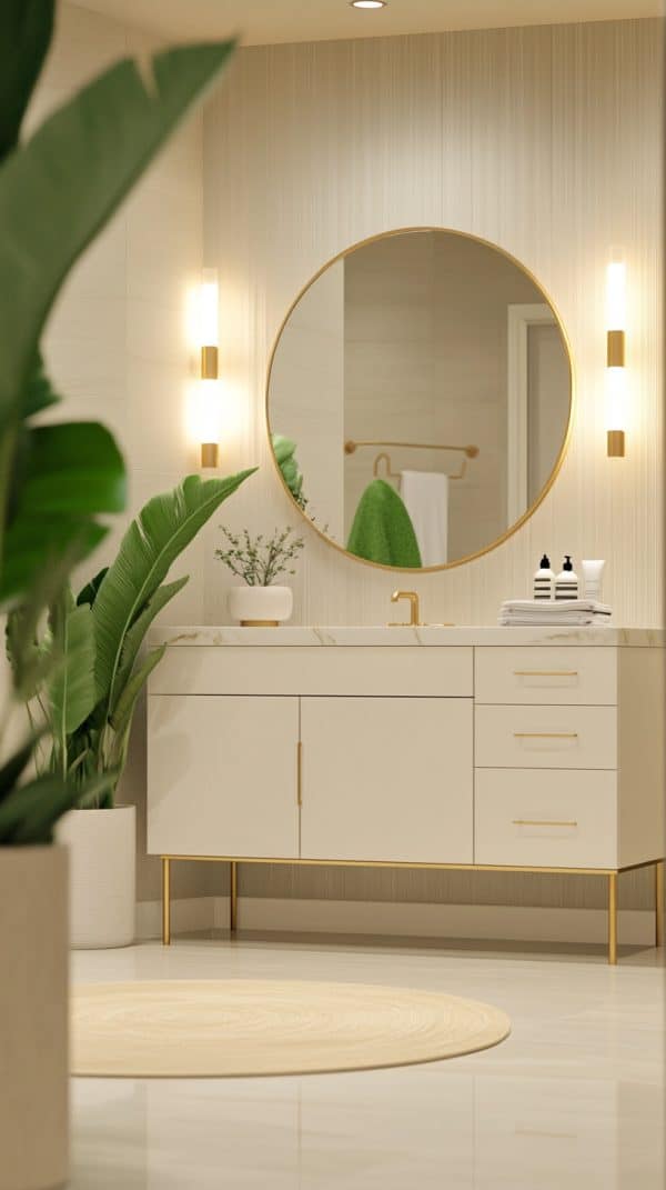 28 Elegant Cream Bathroom Ideas for Every Style Glamorous Place