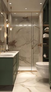 38 Small Bathrooms: Storage and Cabinets Ideas - Glamorous Place