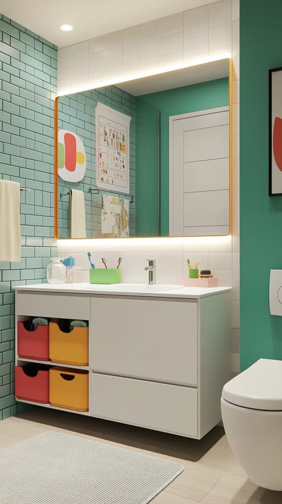 56 Modern Kids Bathroom Inspiration: Stylish and Functional Spaces ...