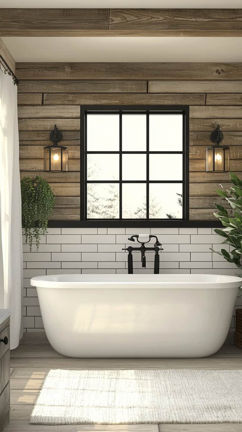 Old farmhouse bathroom.