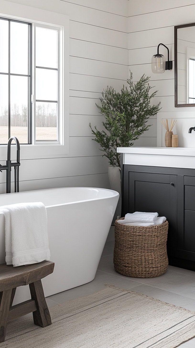 Modern Farmhouse Guest Bathroom