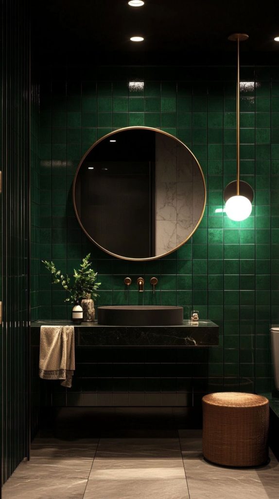 30 Best Green Bathroom Ideas for a Calming Dose of Nature-Inspired Color