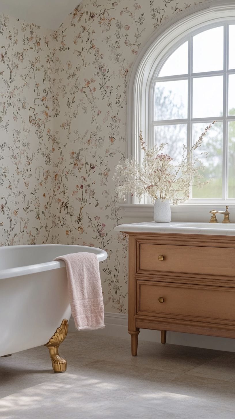 French country bathroom