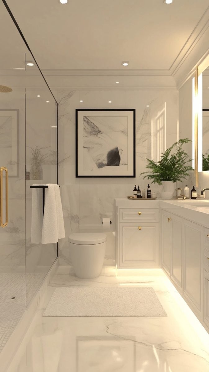 37 White Bathroom Inspiration: Stylish Decor and Design Ideas for Every ...