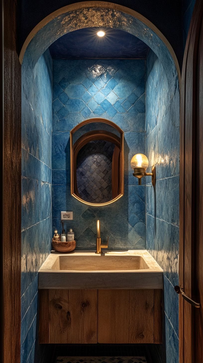 Small moroccan bathroom