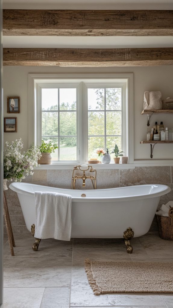 35 French Bathroom Elegance: Charming Country-Inspired Designs