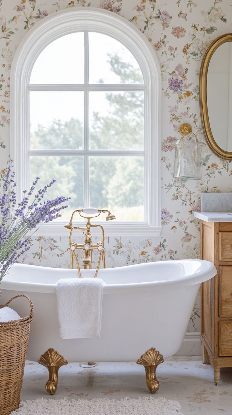 French cottage bathroom