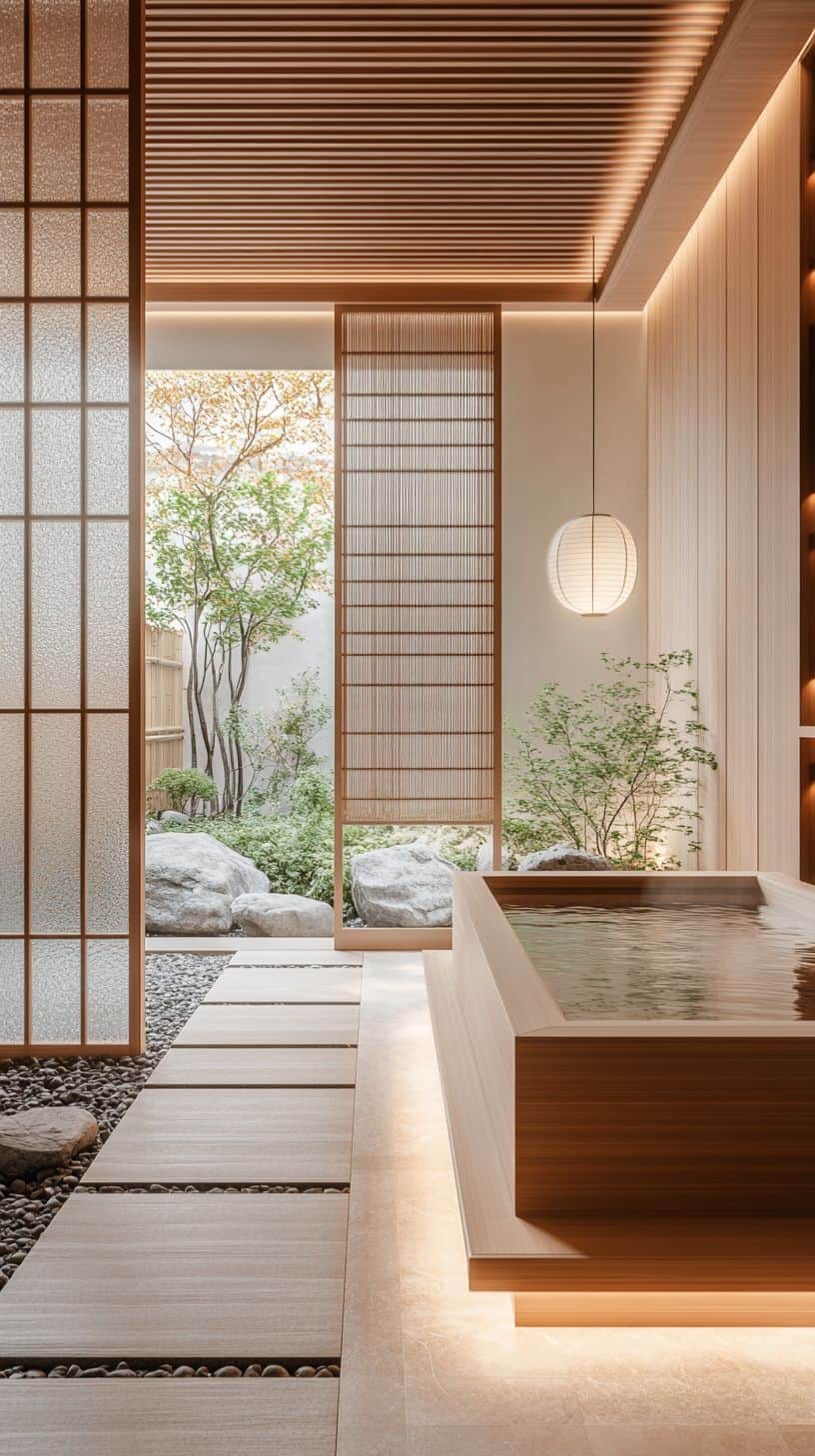 Traditional japanese bathroom