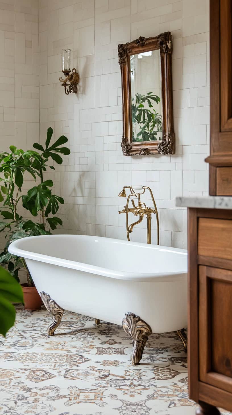 Vintage italian bathroom