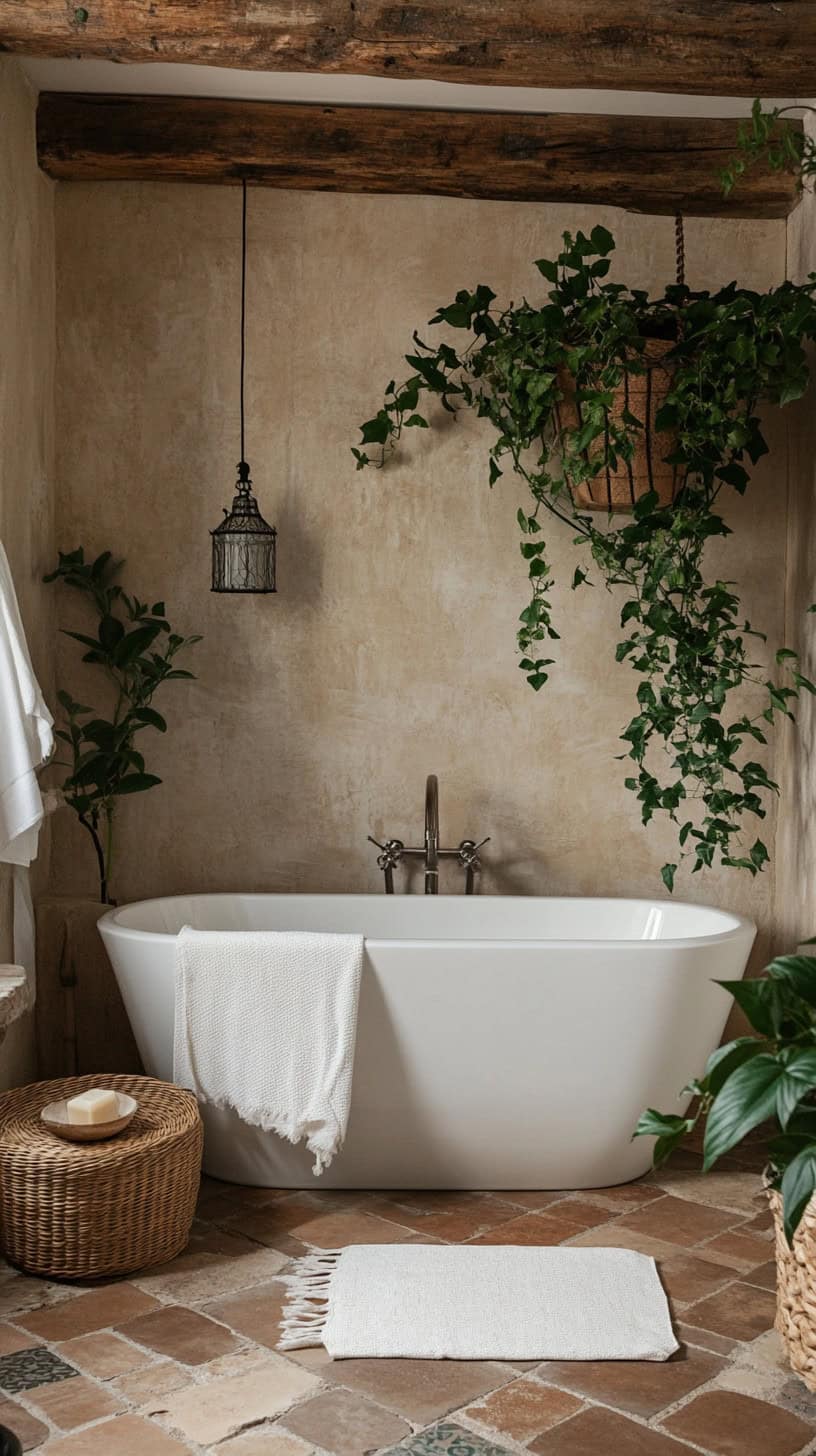 Italian country bathroom