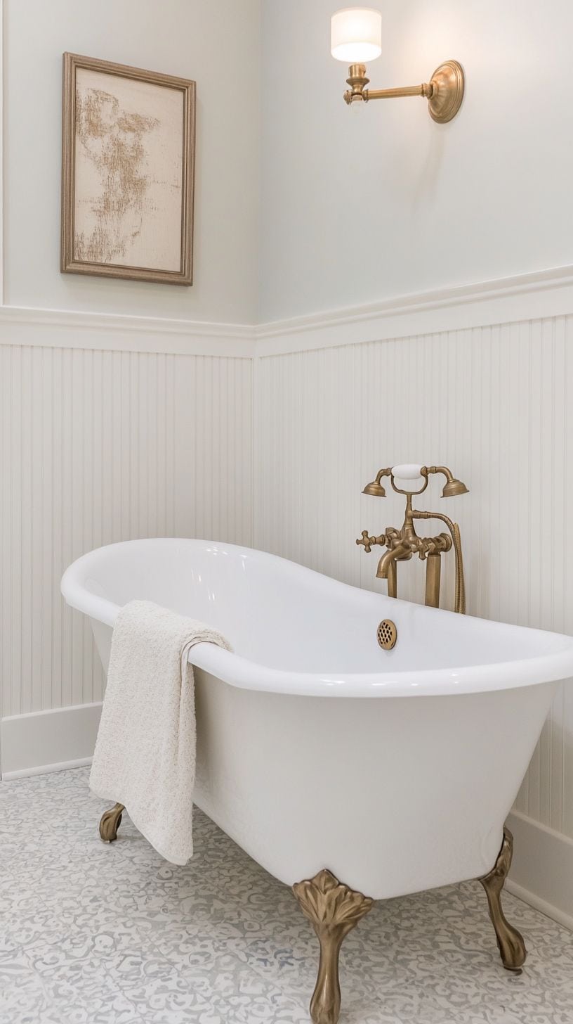 Traditional guest bathroom