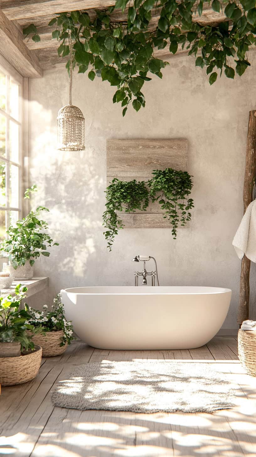 Italian cottage bathroom