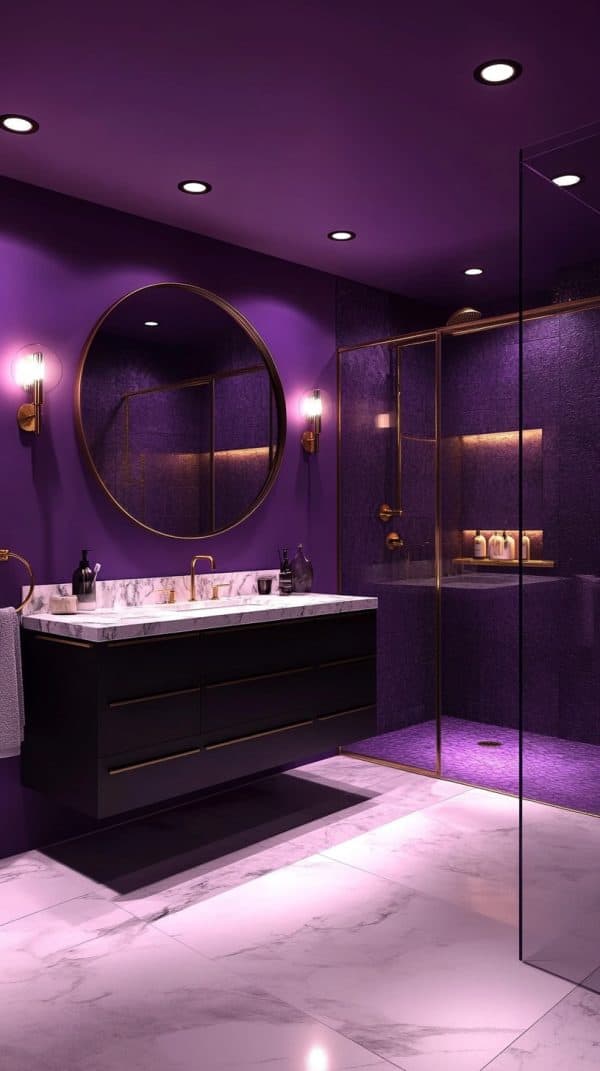 36 Purple Bathroom Inspirations Stylish Ideas for Every Shade