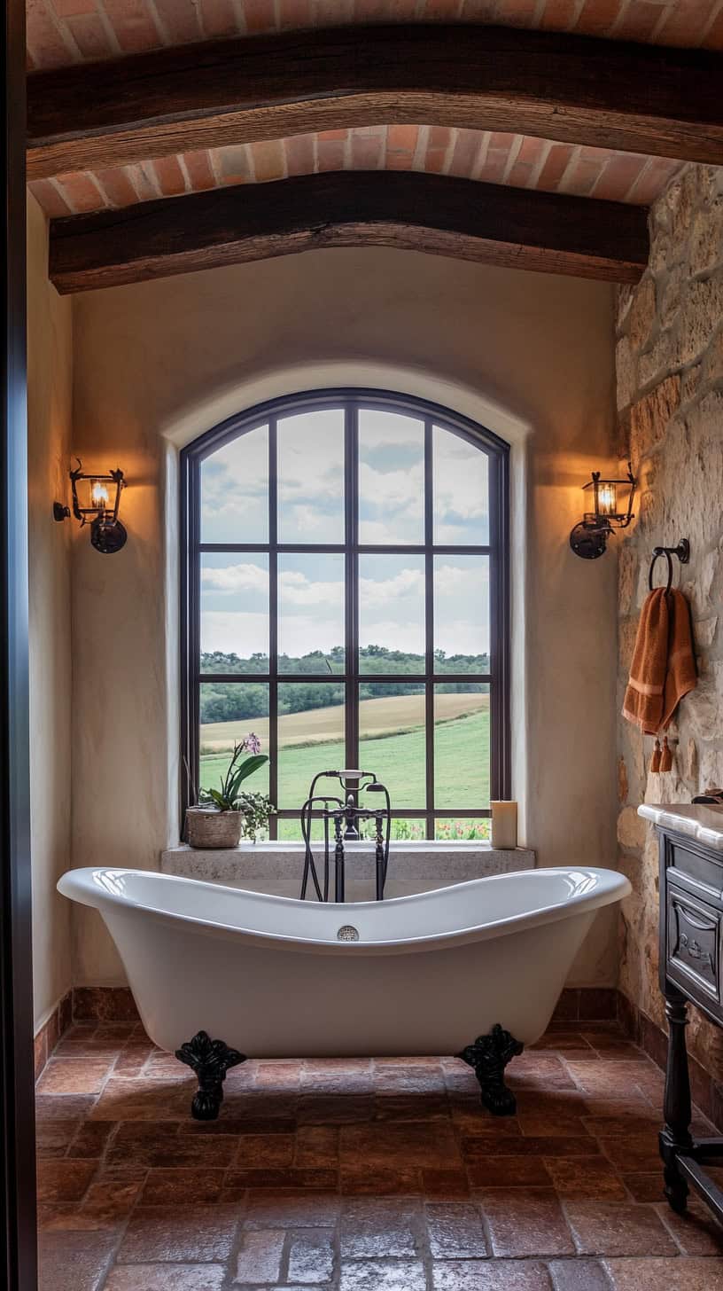 Italian bathroom tuscan style