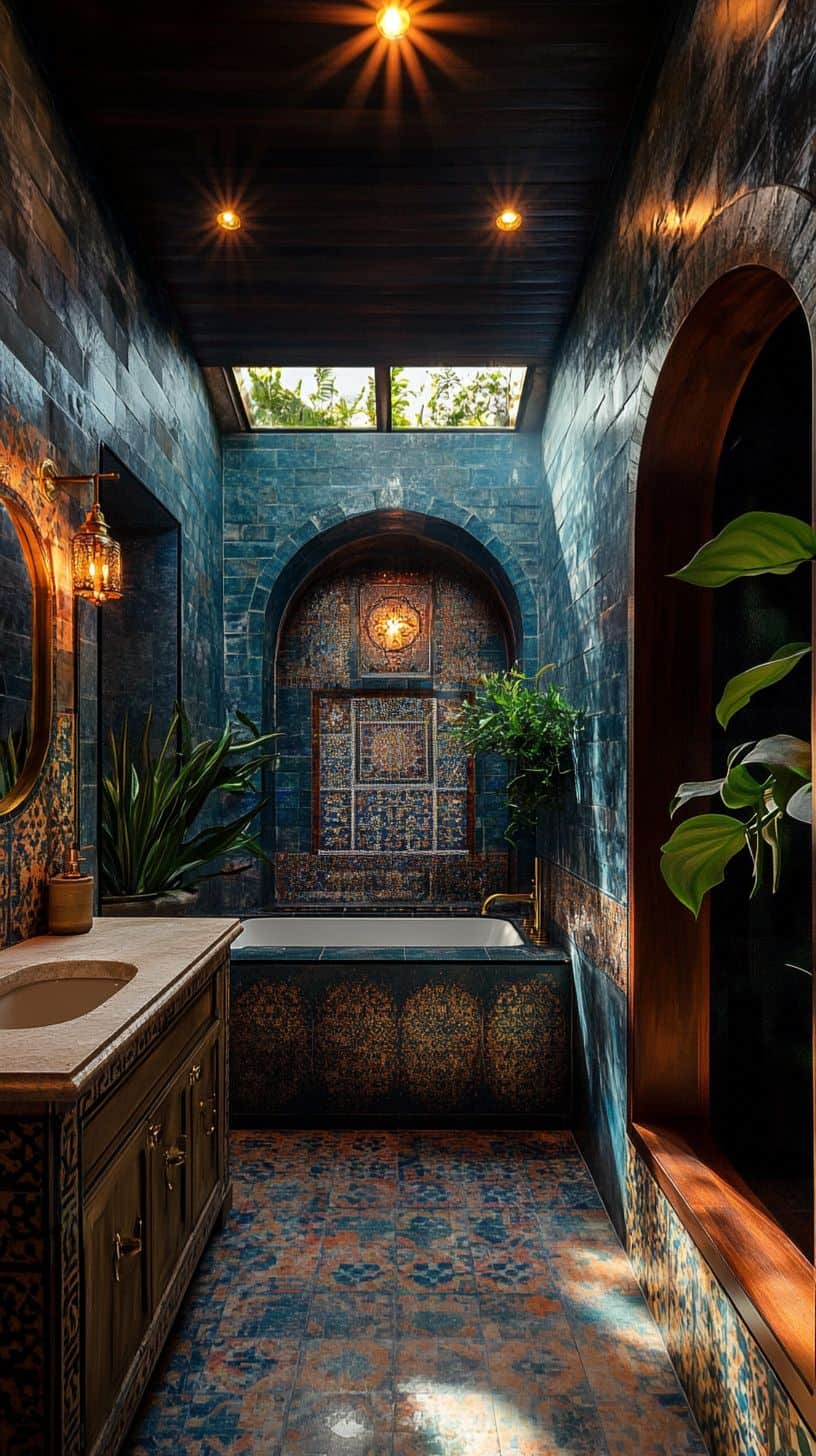 Spanish moroccan bathroom