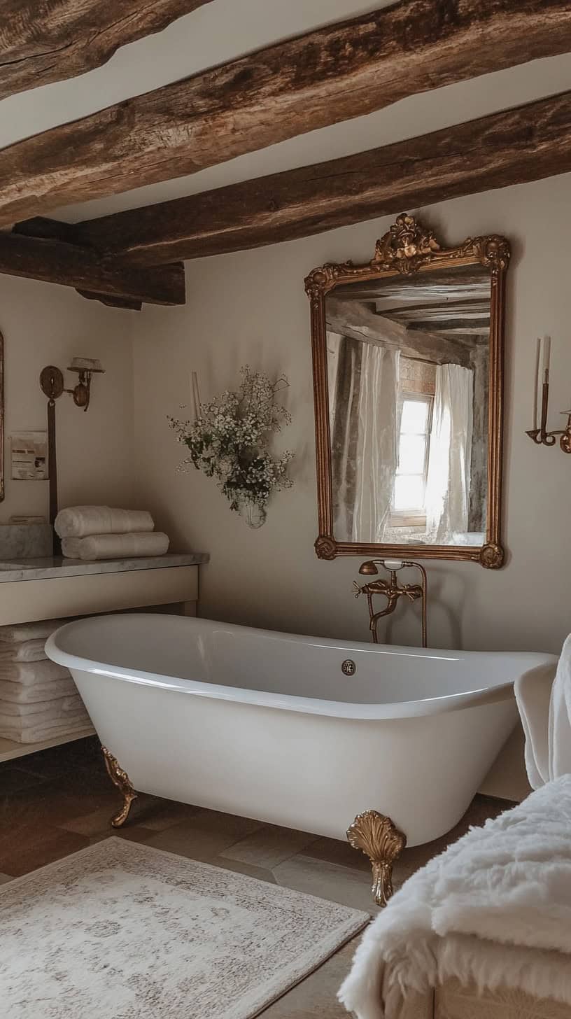 French country primary bathroom