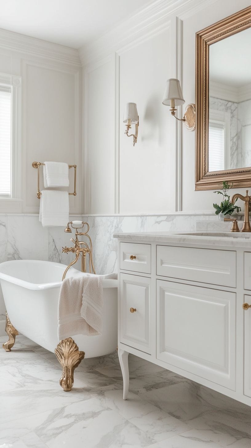 Classic traditional bathroom