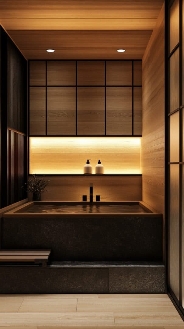 28 Modern Japanese Bathroom Inspiration – Sleek Designs with a Traditional Touch - Glamorous Place