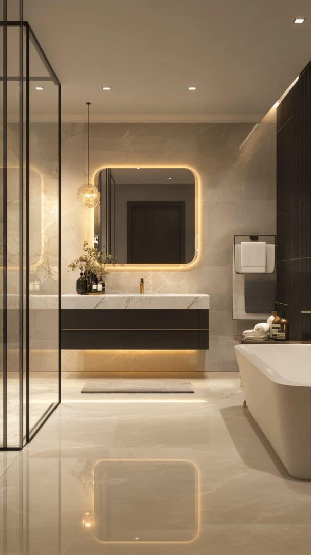 Premium Apartment With Luxurious Master Bath photo