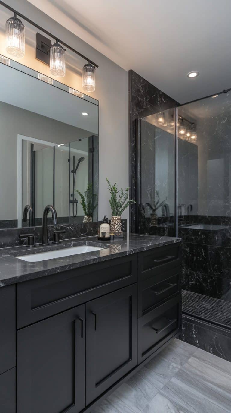 32 Creative Marble Bathroom Styles: Colors, Patterns & Accents ...