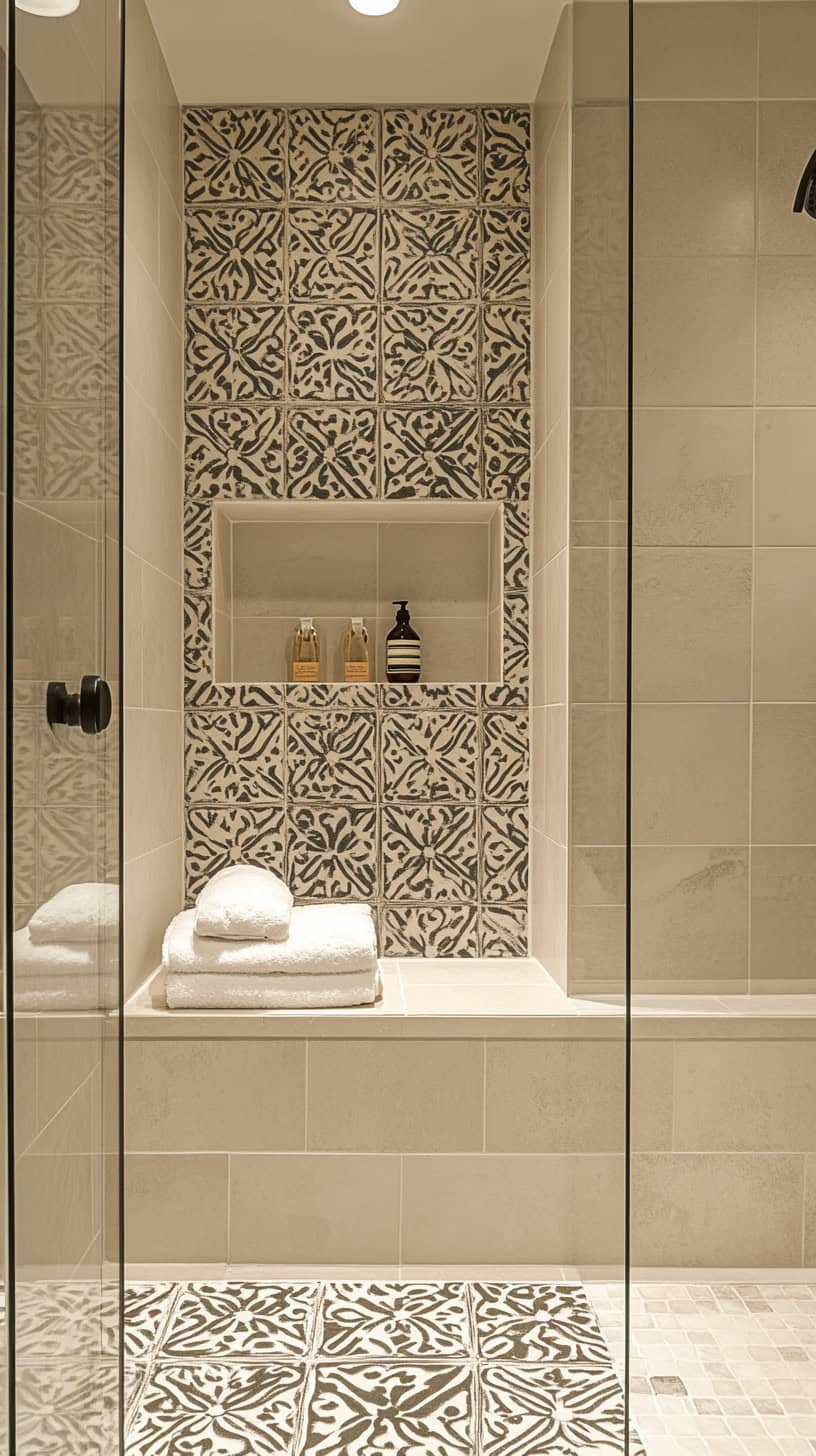Italian bathroom with tiles