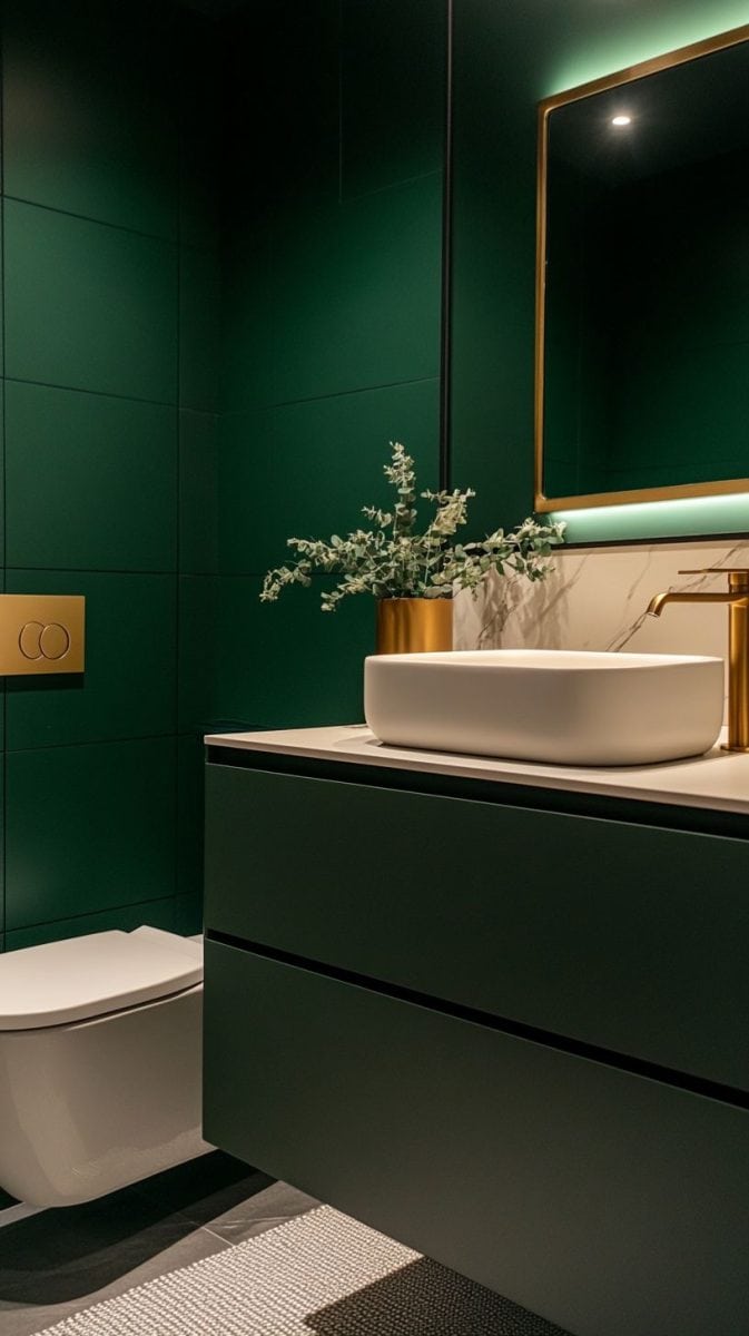 35 Dark Green Bathroom Ideas Elegant, Bold, and Timeless Designs
