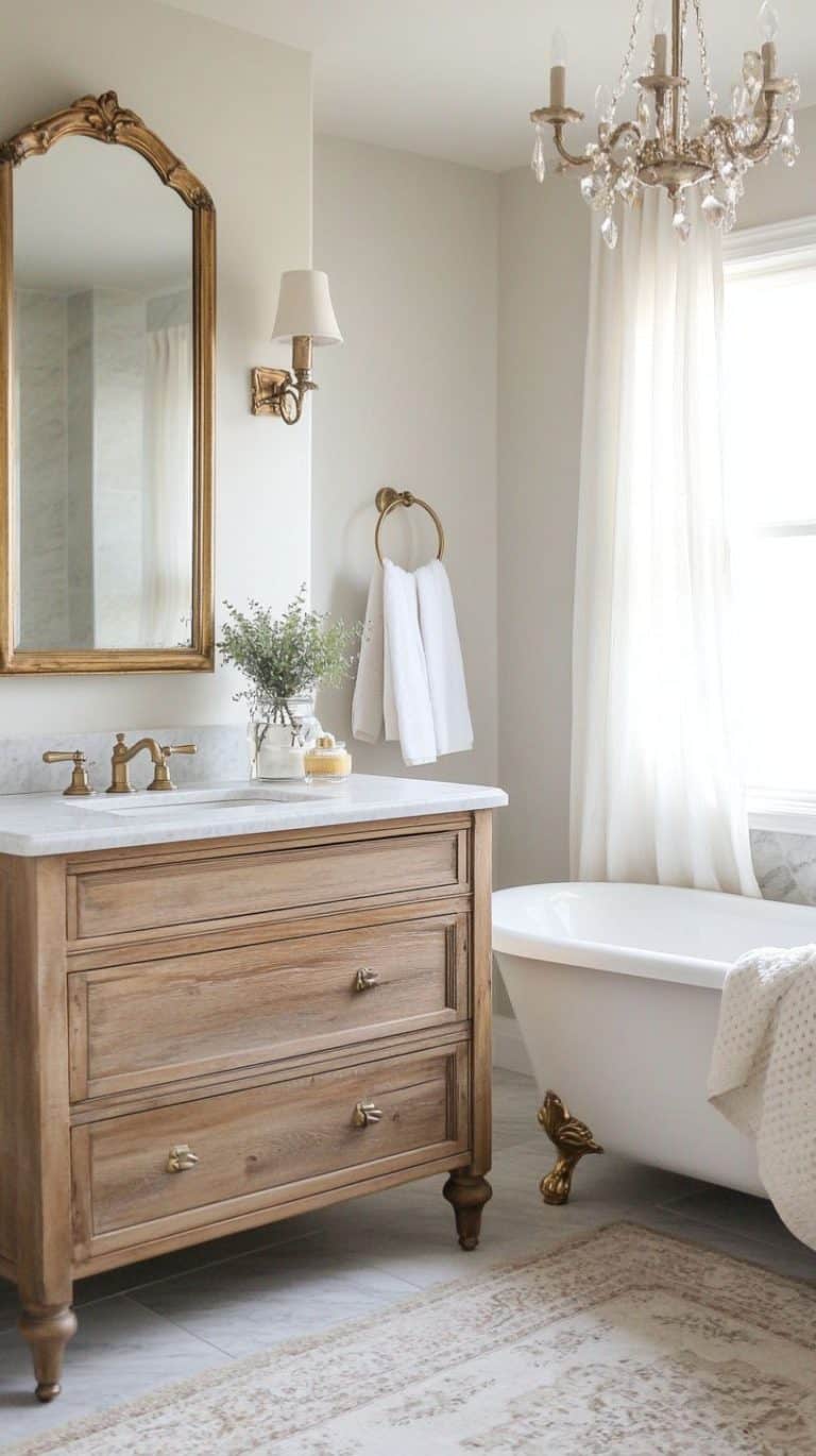 French Country Bathroom Lighting