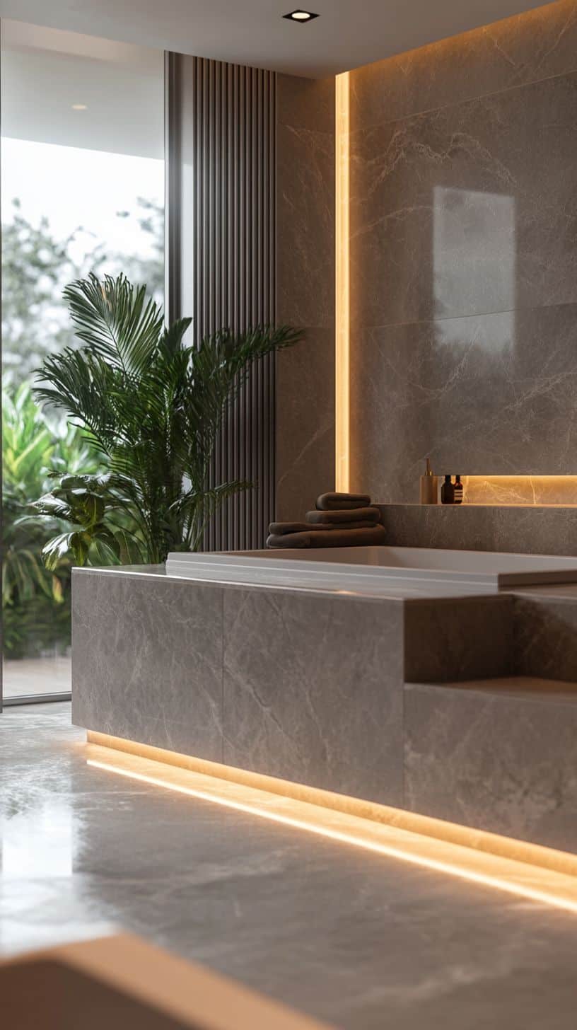 Bathroom with jacuzzi tub