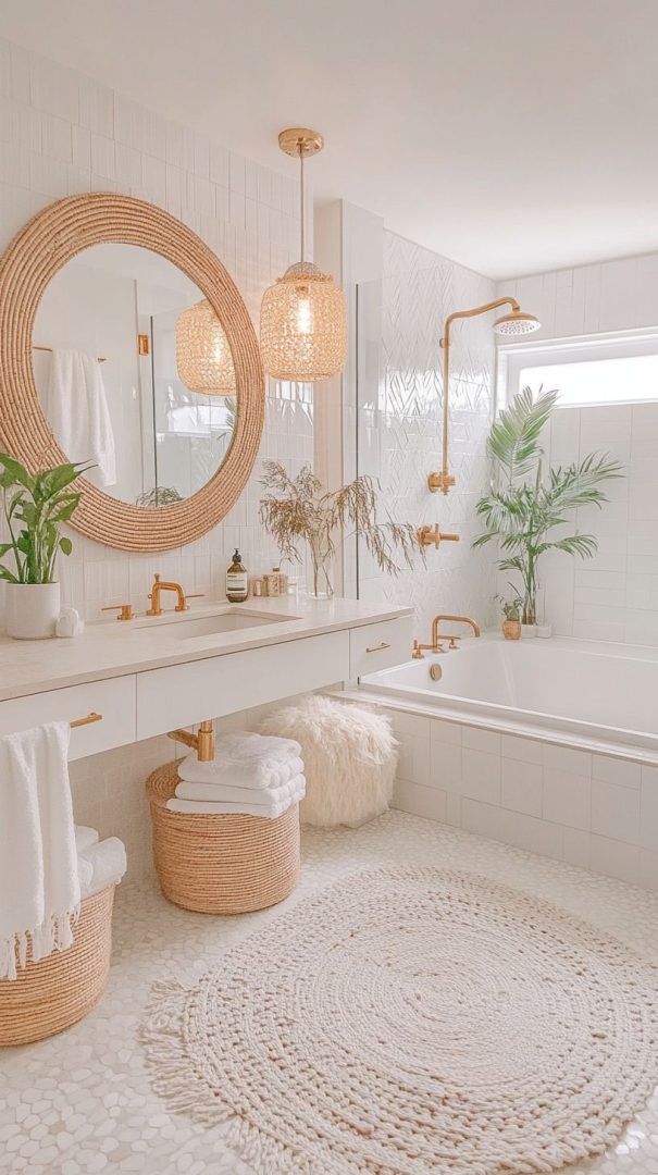 14 Bohemian Bathroom Bliss: Modern, Funky, and Full of Charm ...