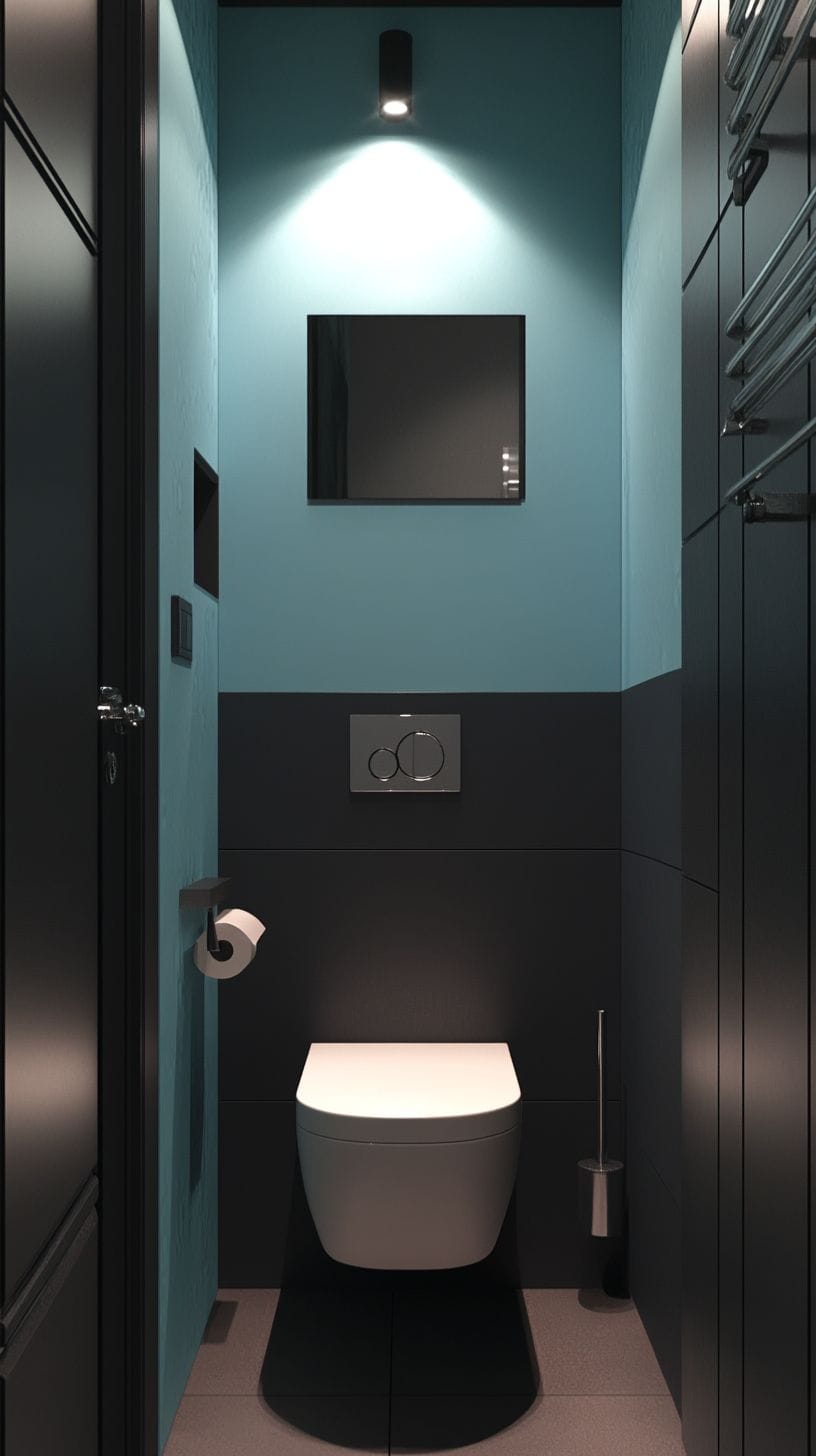 Small half bathroom