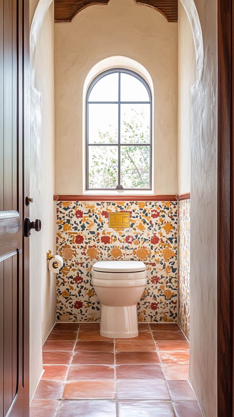 Spanish revival bathroom