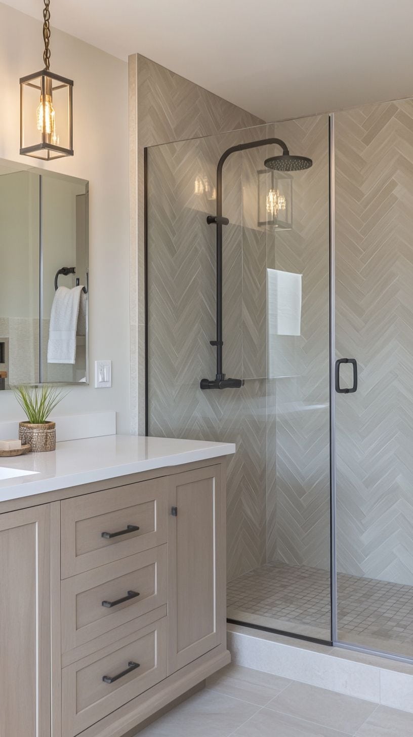 British bathroom with tiles